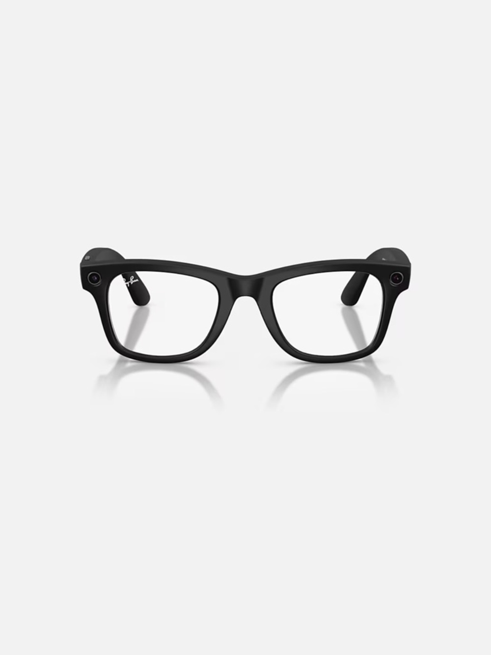 Ray-Ban wayfarer Black Smart Glasses - Matte Square Frame